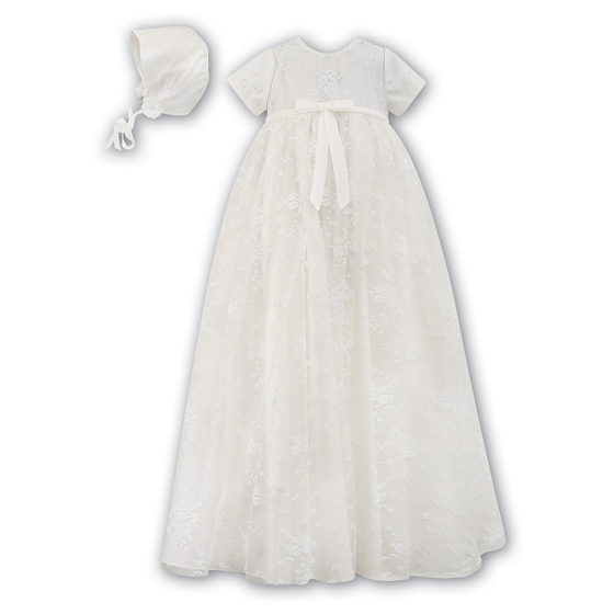 Sarah Louise Christening Gown & Bonnet - 1092
